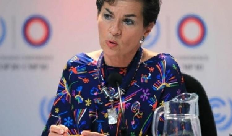 Christiana Figueres, Secretaria ejecutiva de la Convención de Cambio Climático de la ONU.