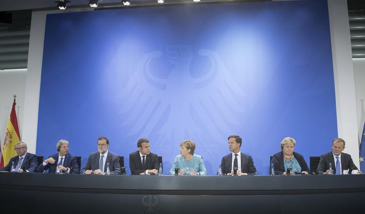 Angela Merkel anticipa que cambio climático será un eje importante del debate.